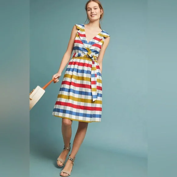 Anthropologie Maeve Cricket Club Dress - Picture 1 of 8